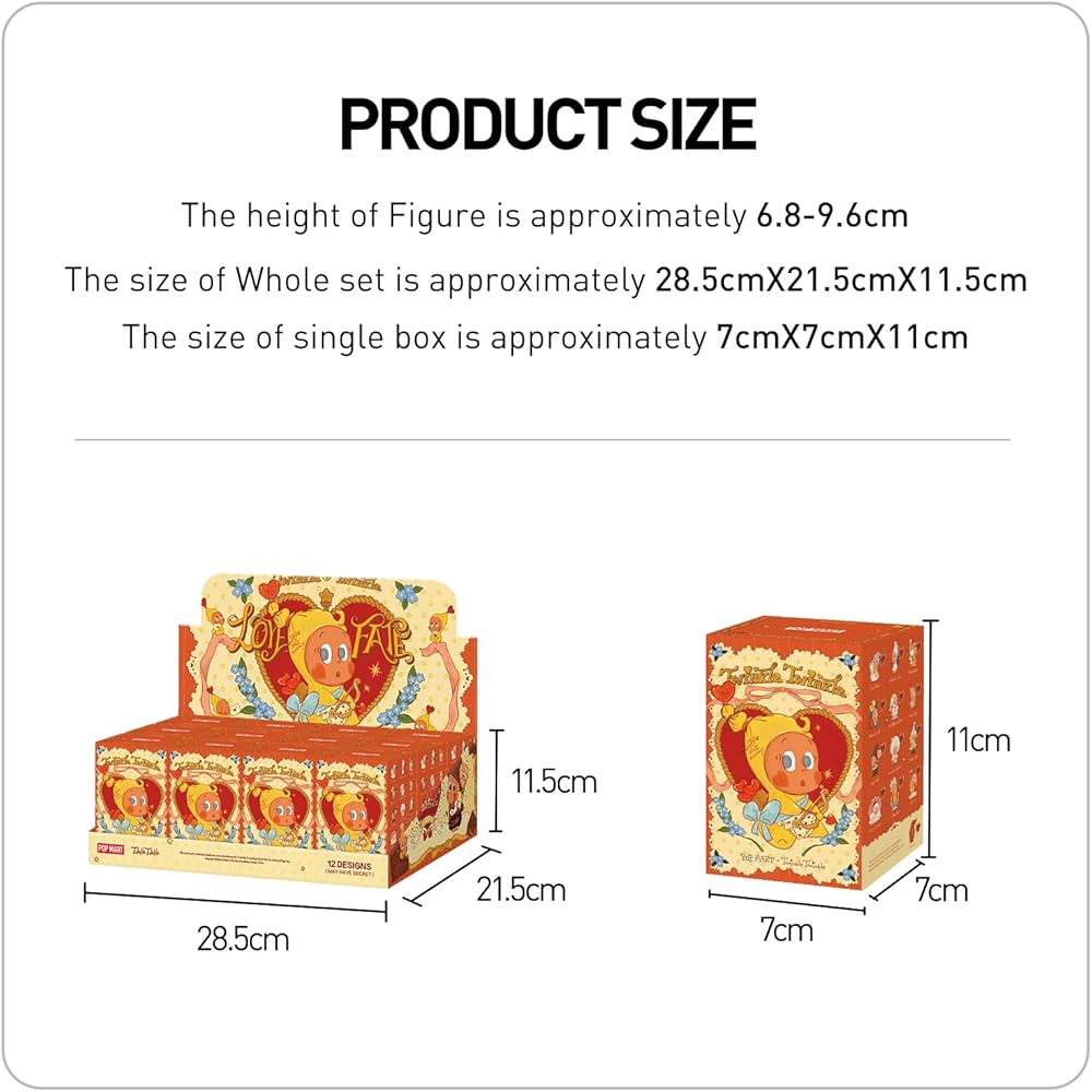 Pop Mart Twinkle Twinkle Crush On You Series Blind Box Figure 1 Piece Premium Toy Original Character Collectible