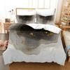 Luxury 3D Black Marble Bedding Sets Simplicity Gilding Bed Linen Women Girls Single Double Twin Queen King Size Duvet Cover Sets