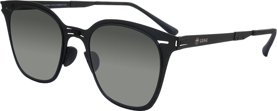 

iZONE Складные Солнцезащитные Очки Поляризованные Солнцезащитные Очки IDRIVE Orikami Для Вождения Рыбалки Гольфа Легкие [iZONE] Ультратонкие (8мм) P161-DRBK10 (Черный/черный) чёрный