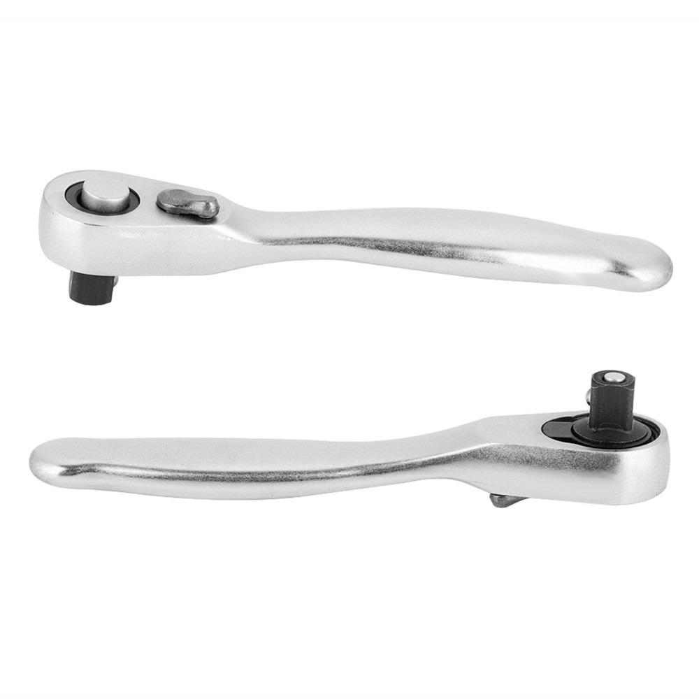 Alloy Mini Ratchet Wrench 6.35mm 1/4Inch Adjustable Hex Torque Wrench 72-Tooth Ratchet High Torque Mini Ratchet Screwdriver