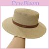 Summer Wide Brim Straw Hat With Embroidered Details For Beach And Sun Protection