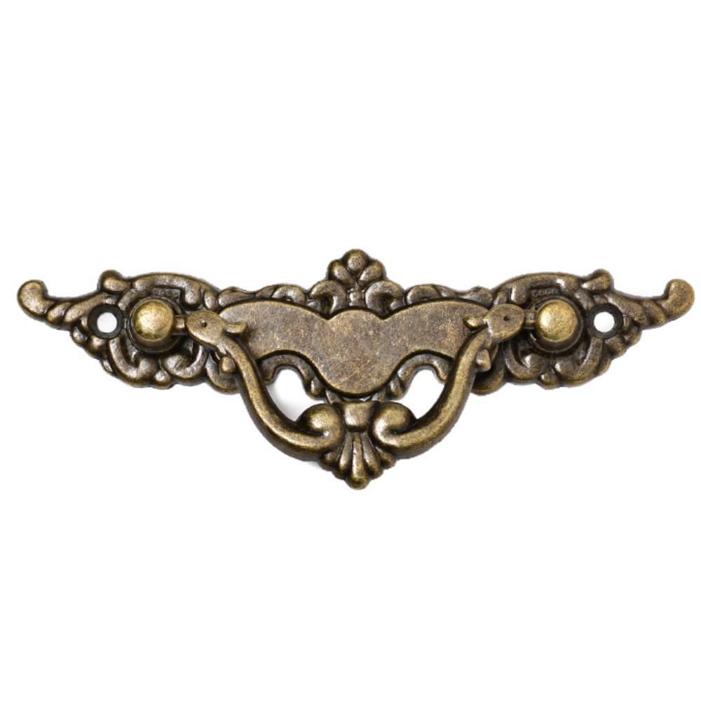 

Bronze Vintage Pulls Decorative Drawer Ring Pulls Screw Drawer Handles Wood Case 33g