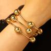 3Pcs/Set Elastic Beaded Bracelet Set Pearl Multiple Layers Bracelet Retro Stacked Bracelet  Holiday