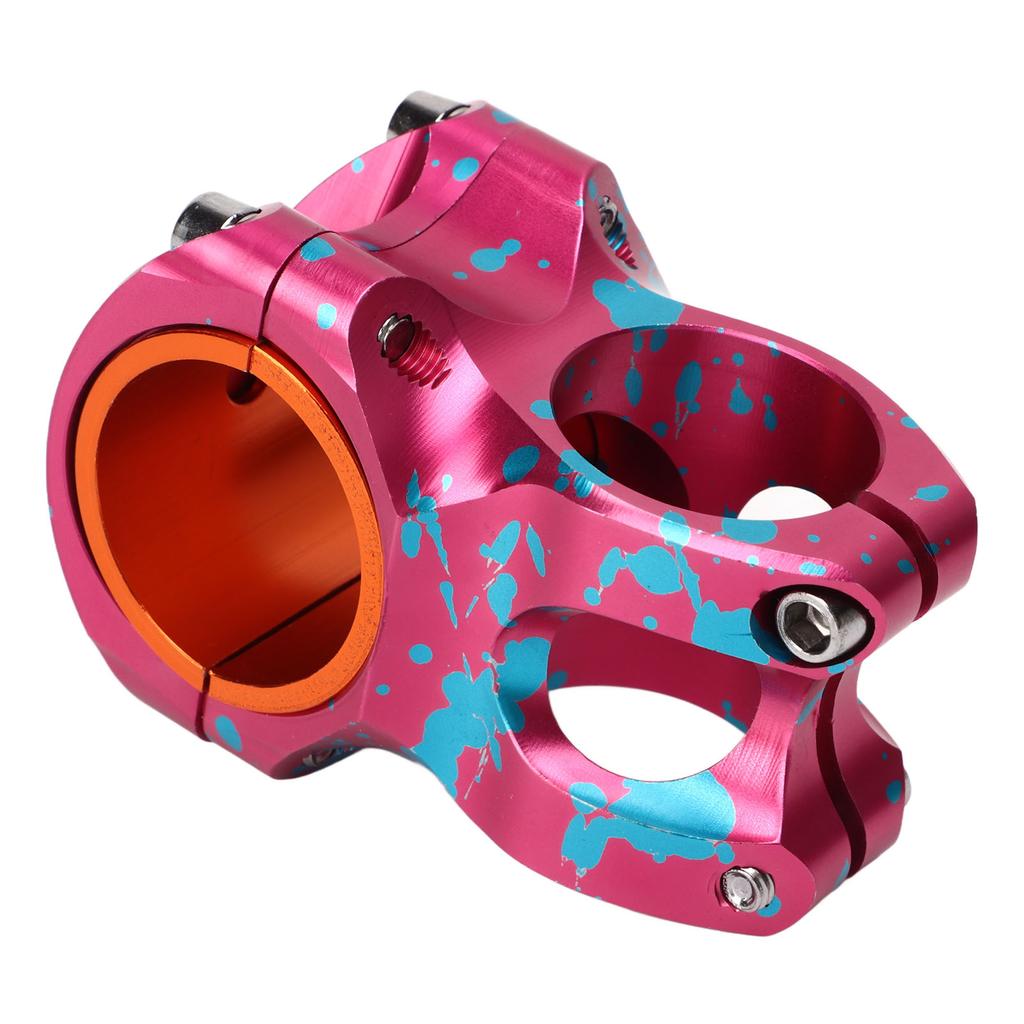 Mountain Bike Stem Aluminium Alloy 31.8x35mm Handle Bar Handlebar Riser Accessory Rose Red Blue