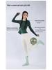 Women's Long Sleeve Yoga Top with Finger Loops - Back Slit Running & Fitness Apparel