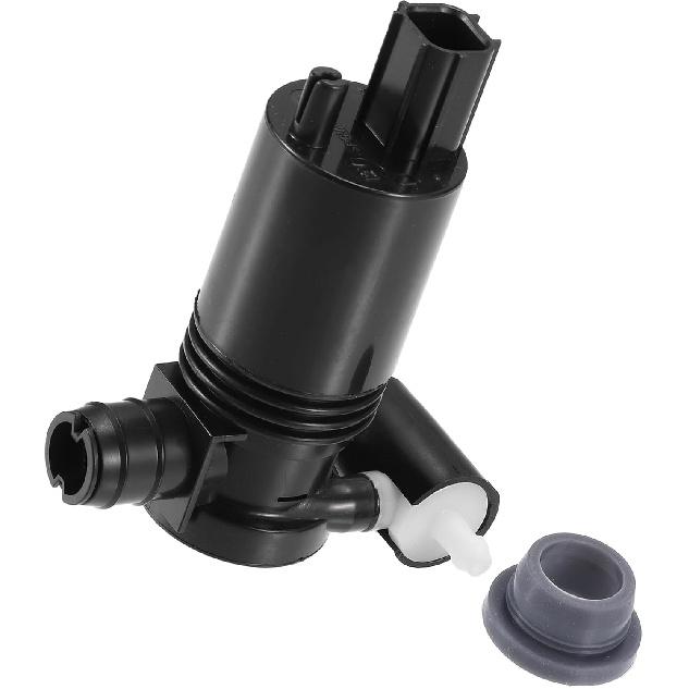 Motoforti Windshield Washer Motor Pump, for Dodge Caravan 2004-2007, Plastic, Black