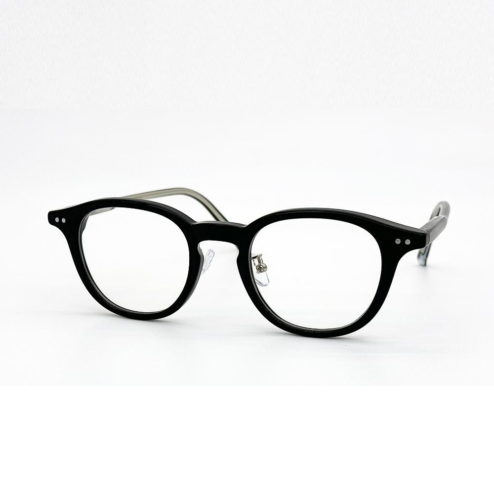 Lapeullolida Camelo Black Horn-Rimmed Glasses