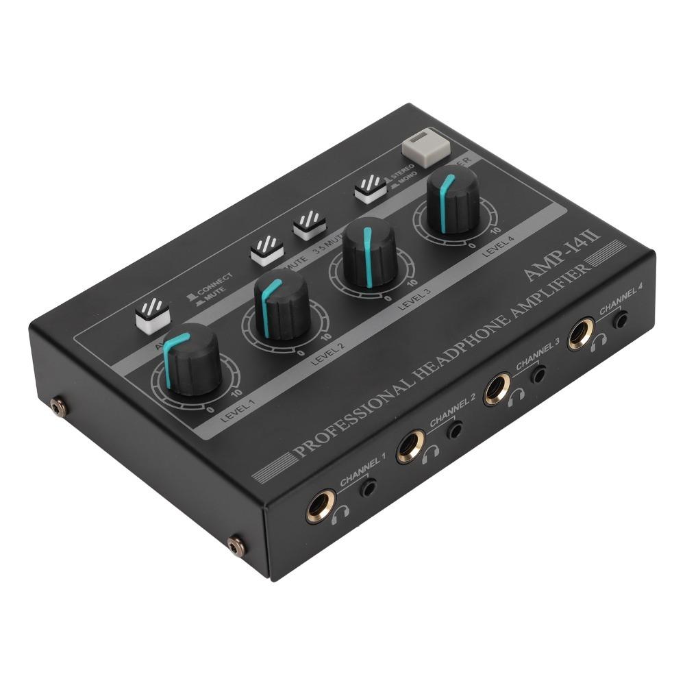 Multiple Inputs (for RCA/3.5mm/6.35mm) 4 Channel Headphone Amplifier  Podcast