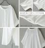 Oshare Walker Collar Short Sleeve Shirt Long Shirt Short Loose Plus Sizes Layered wfn0239 n'OrLABEL [Band Dress] Women's Dress, Spring/Summer,