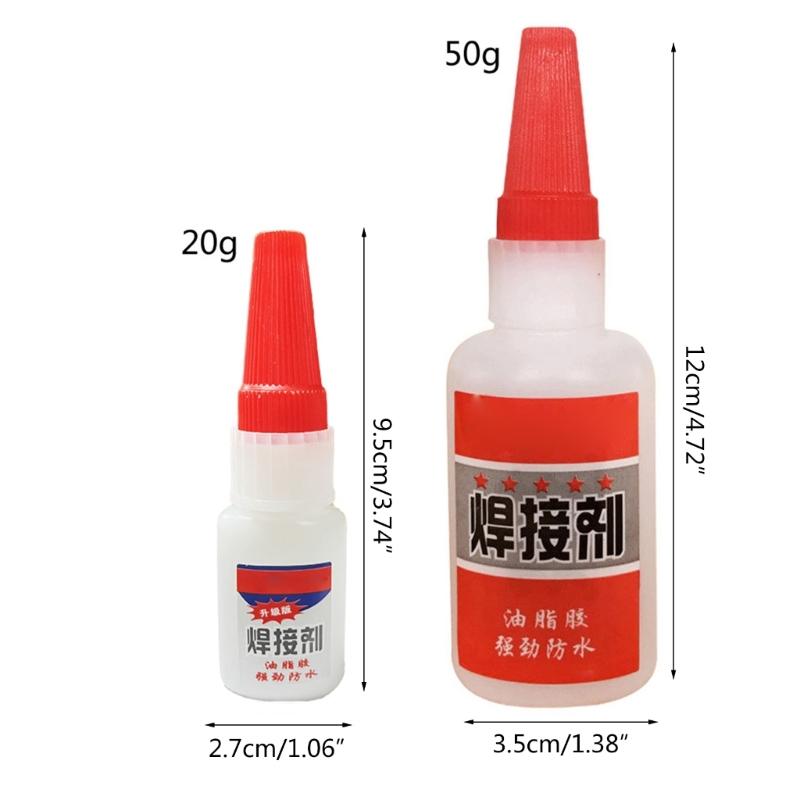 20g/50g Industrial Heat Resistance Weld Metal Repair Paste Cast Iron Welding Glue  for Plastic Wood Metal Rubber Repair