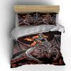 Knight and dragon motif. Bedding sets Duvet cover sets Duvet covers Pillowcases(1 * Duvet Cover 2 * Pillowcases, without duvet insert)