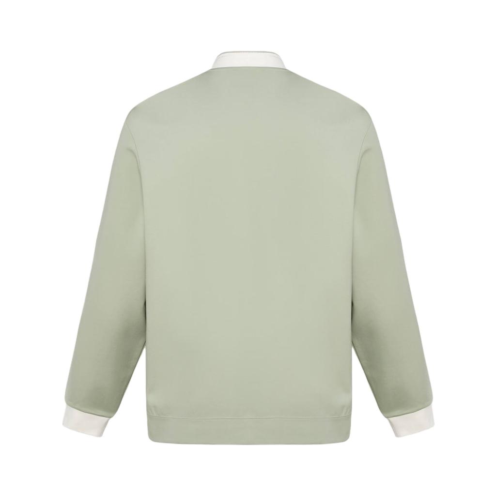 adidas Originals Dlxc U Crew Halbreißverschluss Gestreifter Gestrickter Lässiger Sportpullover Sweatshirt Unisex KV8873