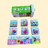 Genuine English mini portable set of 10 volumes First words children's word learning enlightenment cognition