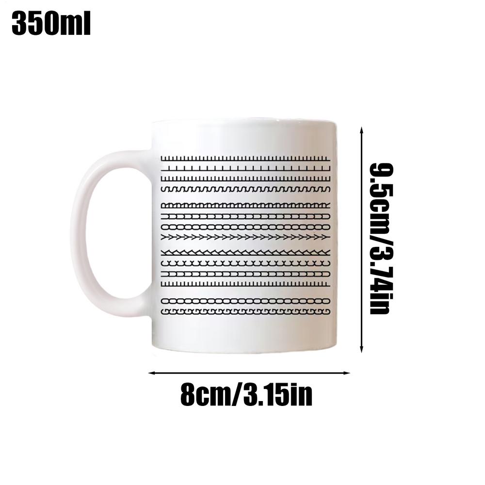 Hiddens Message Ceramic Coffee Mug Water Cup Breakfast Milk Mug Home Office Water Cup Latte Coffee Cup Coffee Tea Cocoa Cup 300ml