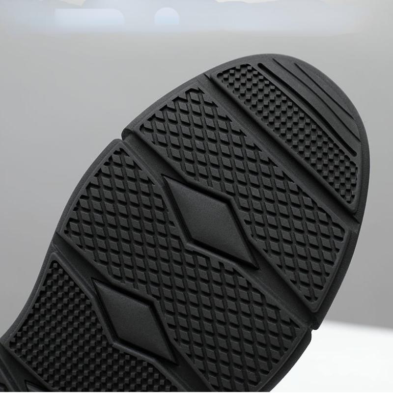 Svarta Läder Herr Vattentäta Skor Arbets Säkerhetsskor Stålhätta Herr Sneakers Slitstark Oförstörbar Konstruktion Herr Känga