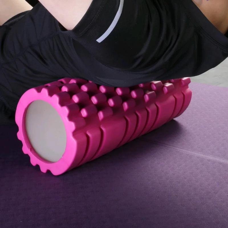 30 cm Yogaspalte Rückenrolle Fitness Muskelentspannung Schaumstoffrolle Heim-Fitnessstudio Massagestab Yogarad Übungen Pilates Ausrüstung