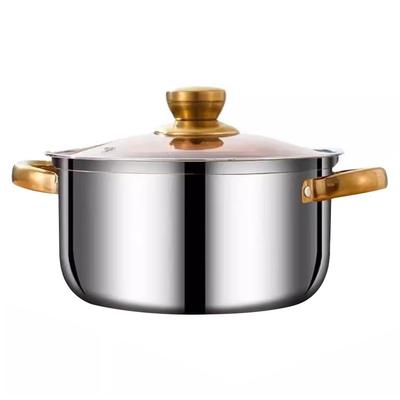 Stainless Steel Stockpot Thickened Kitchen Accessories Stock Pot  Oven, Gas and Dishwasher Safe
