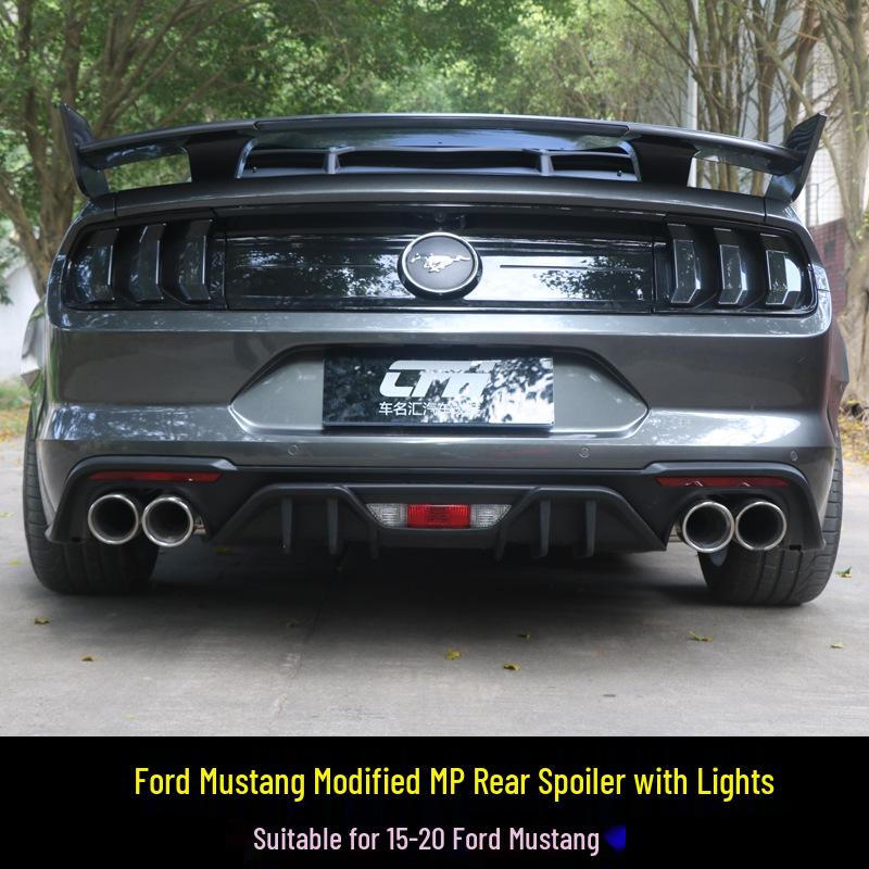 15-23 Ford Mustang Flowing Water Trunk Spoiler Modification.