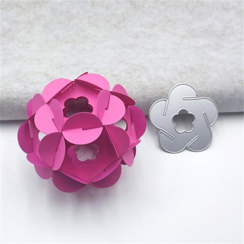 3D Flower Metal Cutting Dies DIY Craft Carbon Steel Embossing Template Stencil Scrapbooking for Card Die Cuts Mold
