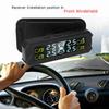 Solar-powered tire pressure monitoring system with automatic backlit LCD screen. (Automotive parts)