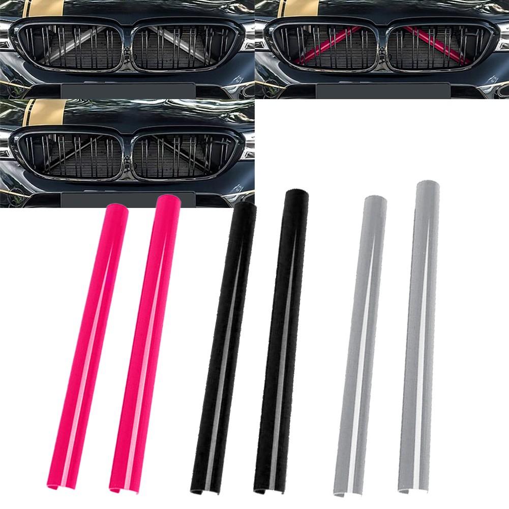 2Pcs For BMW Grille Trim Strips V Brace Wrap for F30 F31 F32 For F33 F34