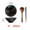 Japanese Noodles bowl restaurant household Spicy large big capacity ceramic soup dumpling bowl Wonton Italian pasta noodles bowl