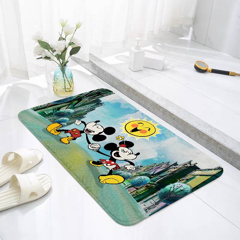Mickey Mouse Floor Mat Living Room Rug For Bedroom Welcome Mat Outdoor Rug