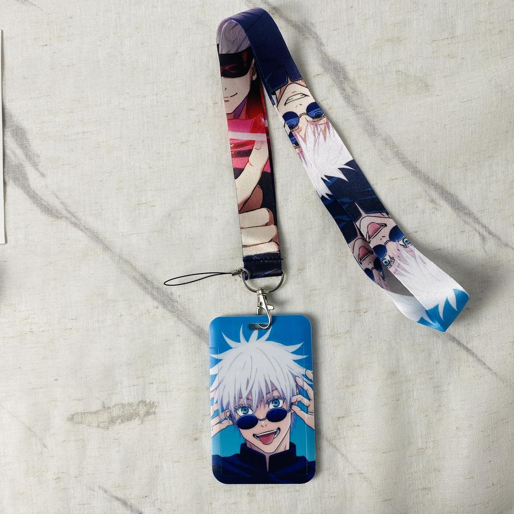 Anime Lanyard For Keychain ID Card Cover Passport Student USB Badge Holder Cool Neck Straps Accessories Friends Gifts