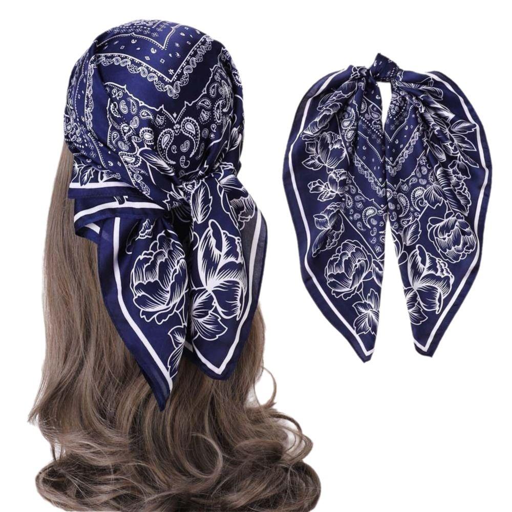 70x70CM Hijab Scarf Oversized Square Scarves Headwear Fashion Bandana Scarf