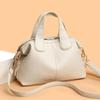 Chic Leather Tote Bag with Removable Strap Versatile Practical Women's Handbag Vintage Shoulder Bag