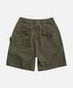 Mideueobdeiteu Relaxed Canvas Banding Shorts Pants Green