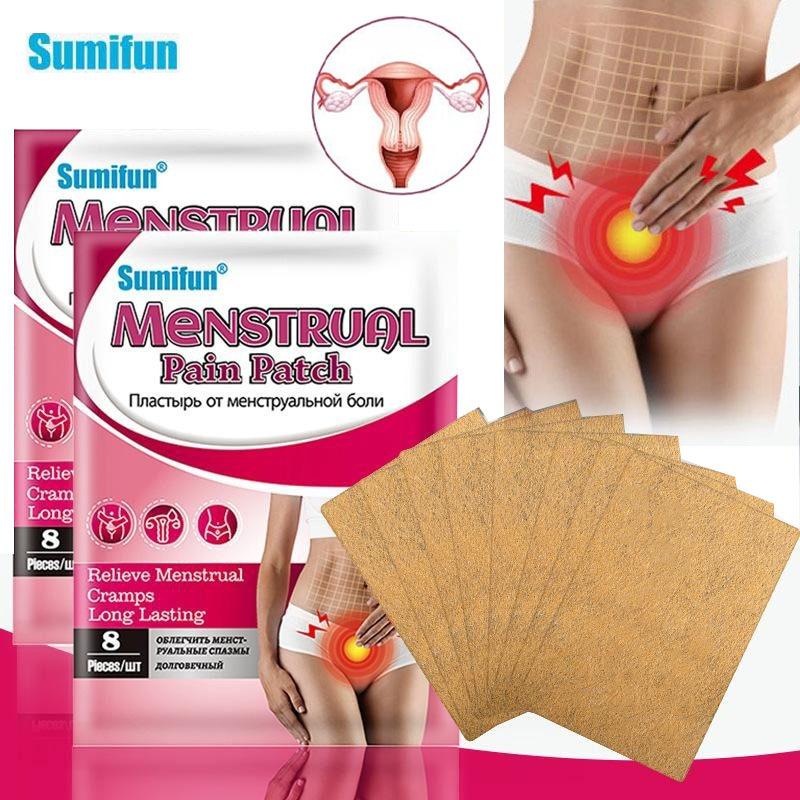 8/16/40/80 Stück Sumifun Nacken-Wärmepflaster Spontanes Fieber Frauen Menstruationspflegepflaster Menstruationsschmerzen-Pflaster