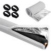 3 Layer Oxford Cloth HVAC Copper Pipe Insulation Cover Waterproof Sun-proof Zipper Flexible AC Hose Insulation Sleeve