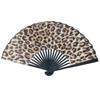 Summer Portable Folding Fan With Polka Dot Printed Fan