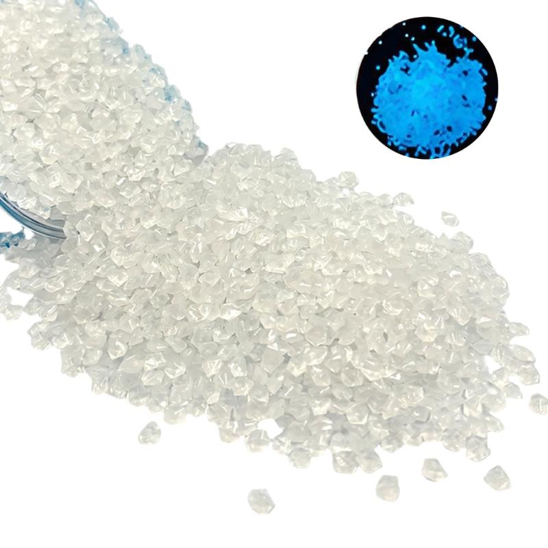 Fish Tanks Glowing Stone Decors, 3-5 Mm Resins Gravel for Aquariums Bottom Coverage, Pond Accent and Layer Water Features
