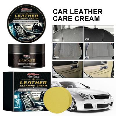 100 g Lederreinigungscreme, Autositze, Polieren, Nährpflege, Auto-Lederauffrischung für Leder, Hosen, Taschen, Schuhe, Möbel