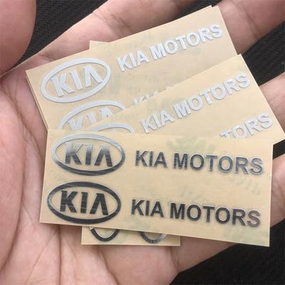 Pegatina Emblema Metálico 3D Decoración Interior de Coche Calcomanía de Estilo Para Rio Ceed Sportage Cerato Soul k3 k5 Sorento Picanto Optima