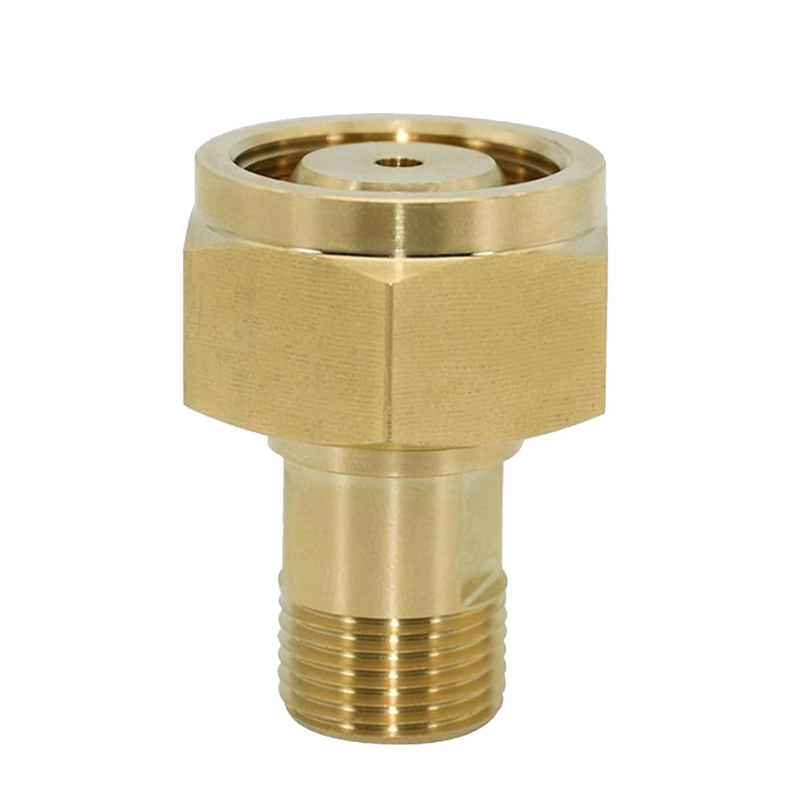 

Міцний латунний адаптер регулятора ацетилену CGA 520 B балони до з єднання CGA 200 Портативний аксесуар для газових балонів 200