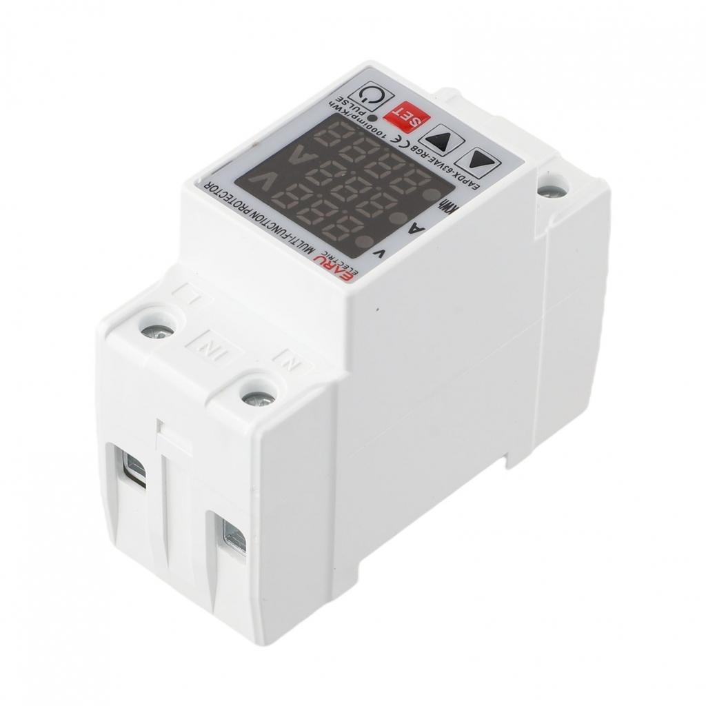 Din Rail Protector Relay Over Voltage Reconnect Time