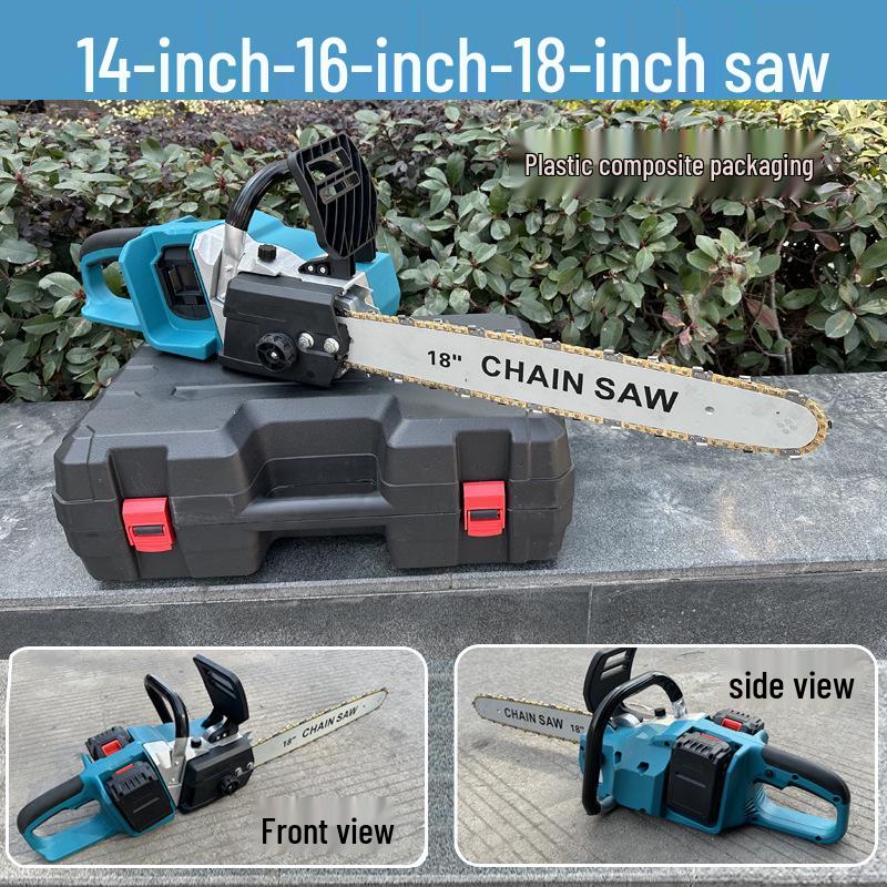 Lithium Battery Electric Chainsaw: 12/14/20 Inch, 76 Links, 38 Teeth, High Branch Logging Saw