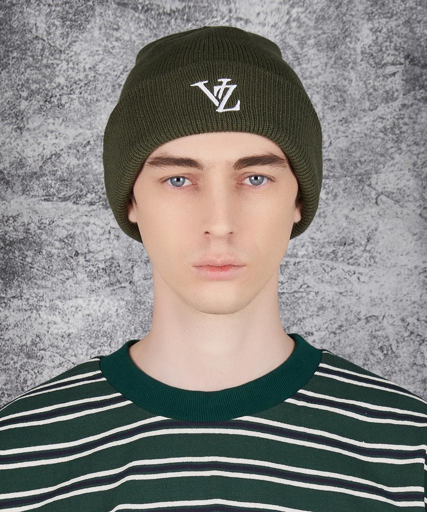 Bajal 3D Monogram Beanie Khaki