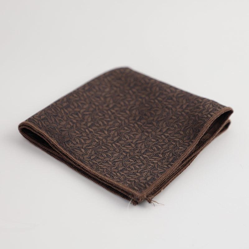 

Кофе можно сочетать с Маллард Карманный платок для костюма Мужские аксессуары Квадратный платок Носовой платок Один 24*24см