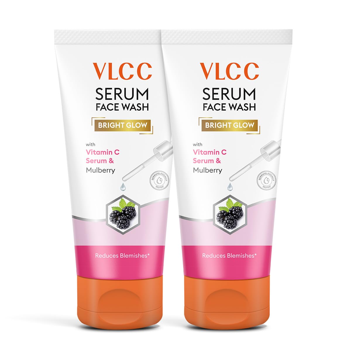 

VLCC Serum Facewash 150ml + 150ml Pack of 2 Brightening Face Cleanser for Healthy Glowing Skin