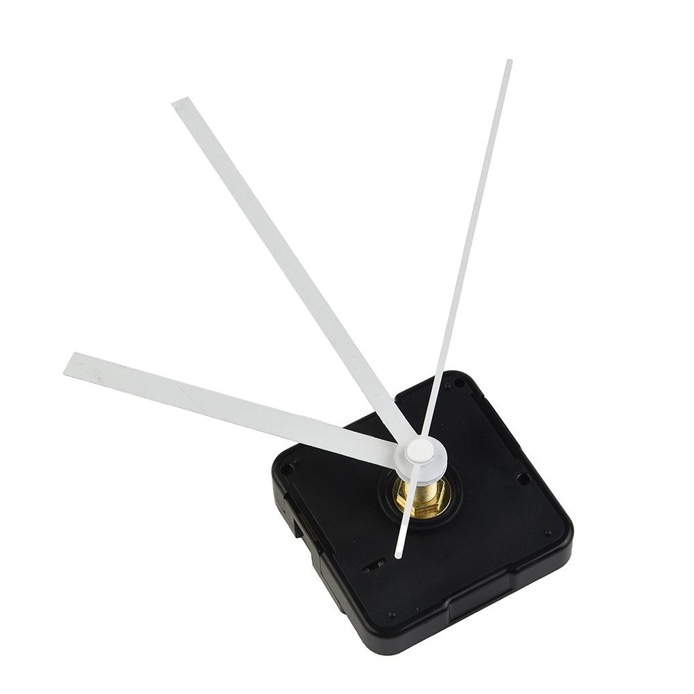 Straight Clock Movement Black Extended Silent Wall Clock