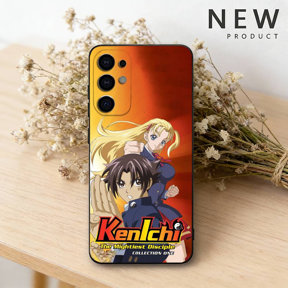 K-Kenichi – Der mächtigste Schüler – Handyhülle für Samsung S26, 25, 24, 23, 22, 30, 21, 10, 9, Ultra, Plus, Lite – Schwarze, weiche Hülle