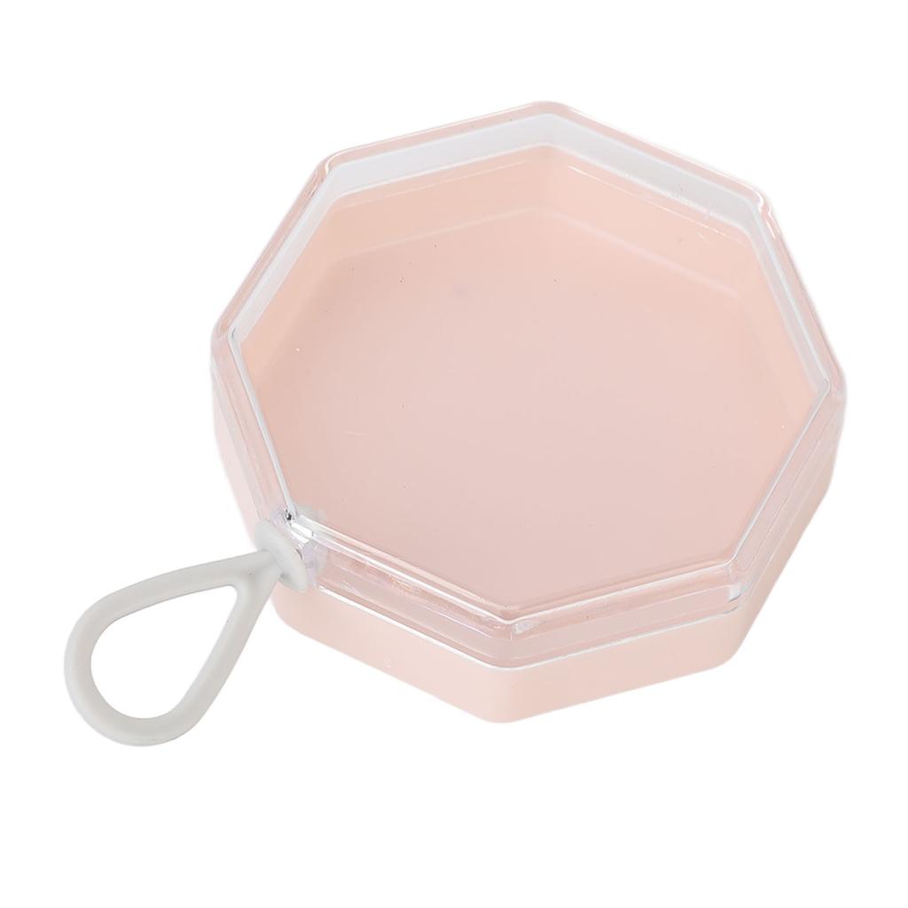 5Pcs Powder Puff Storage Box Case Portable Organizer Container Transparent Plastic