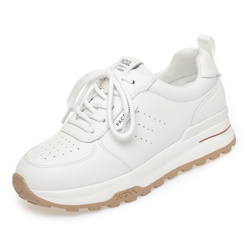 Casual Soft-soled Lace-up White Shoes, Versatile Sports Shoes, Lightweight Women's Casual Sneakers