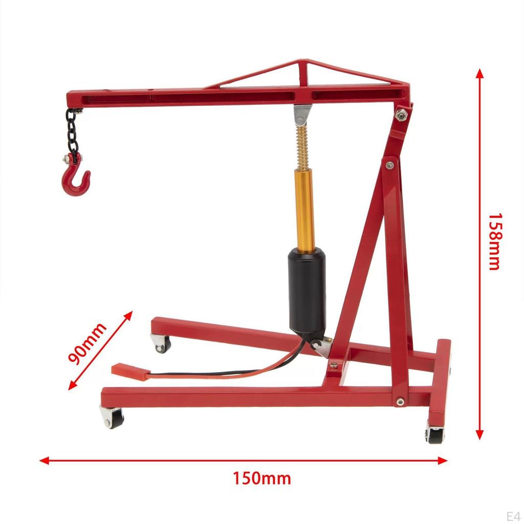 1:10 RC Car Engine Crane , Electric Model Mini Lift,