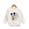 mouse Kids Hooded Sweatshirt Mickey Ages 4-14 HD Print little boy Pullover  Minnie little Girls Fall Hoodie Long Sleeve New Arrivals for Autumn