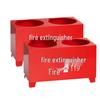 Two-Hole Fire Extinguisher Storage Box with Base Rack, 3458 kg Capacity, Thickened Design